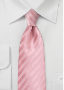 Cravatta righe rosa