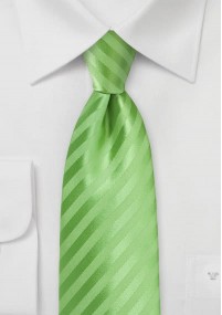 Cravatta righe verde acido