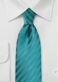 Cravatta turchese righe