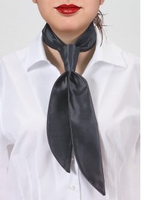 Cravatta da donna Antracite Fibra sintetica
