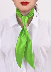 Cravatta donna verde acido