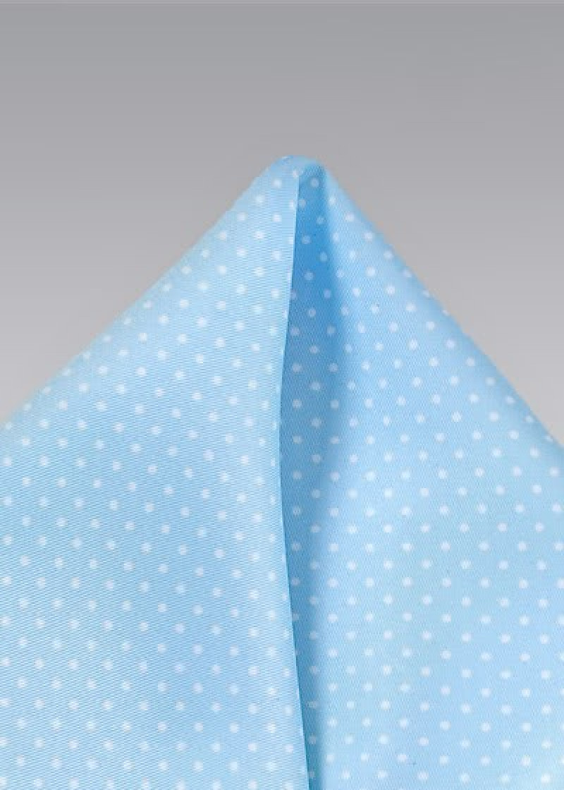 Fazzoletto taschino blu ghiaccio