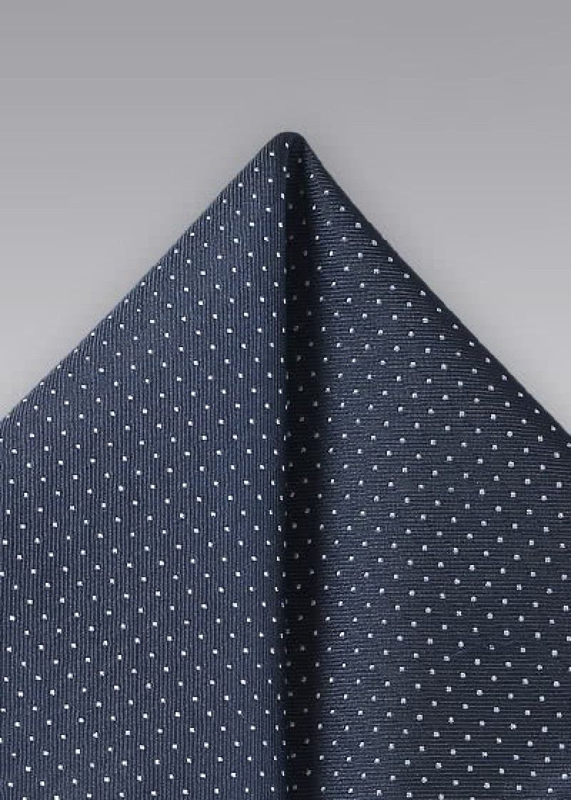 Fazzoletto taschino blu bianco