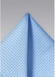 Fazzoletto taschino blu pois