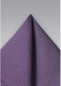 Pünktchen-Einstecktuch violett silber