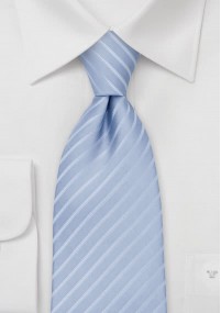 Cravatta XXL bianco celeste