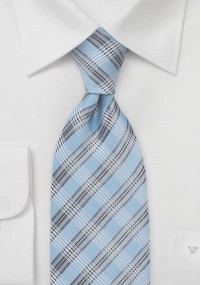 Cravatta XXL blu ghiaccio