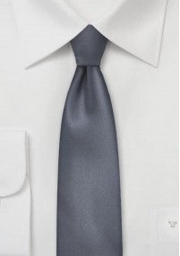 Cravatta stretta grigio scuro