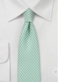 Cravatta sottile a rete verde