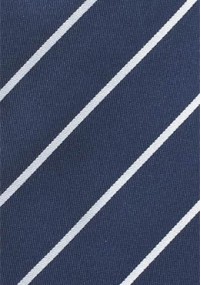 Krawatte navy Streifen