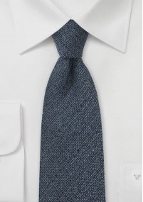 Cravatta antracite lana seta
