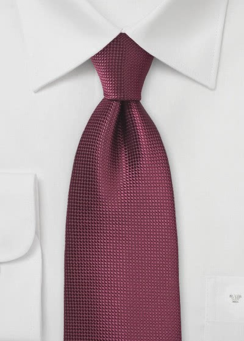 Cravatta bordeaux rete