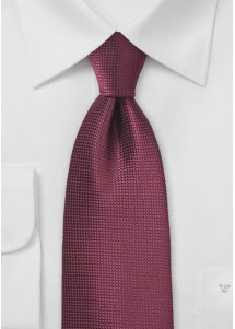 Cravatta bordeaux rete