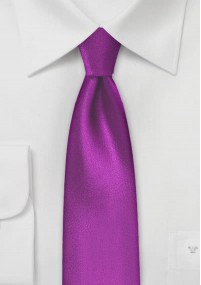 Cravatta stretta viola