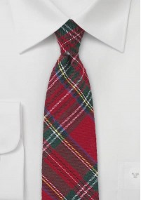 Cravatta cotone quadri