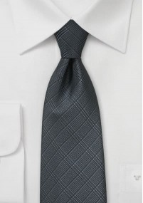 Cravatta antracite lineare