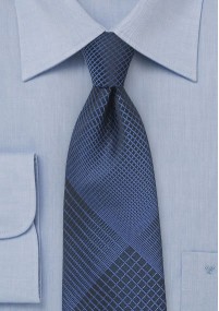 Cravatta blu notte astratto