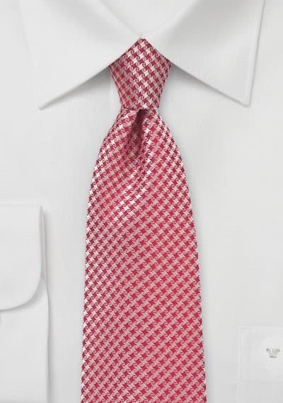 Krawatte Waffel-Struktur rot