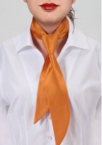Service-Damenkrawatte orange Poly-Faser