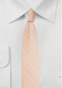Cravatta sottile rosa pallido