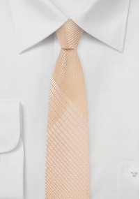 Cravatta sottile business salmone