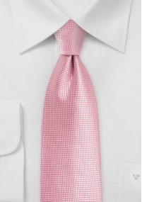 Kravatte unifarben rosa Struktur