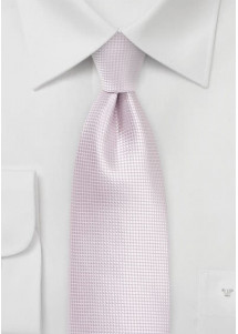 Cravatta microfibra rosa pastello