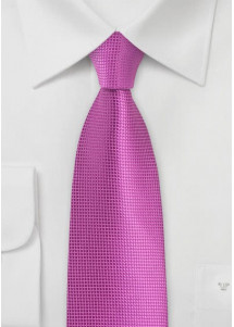 Cravatta fucsia microfibra