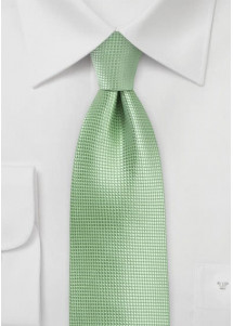 Cravatta verde microfibra