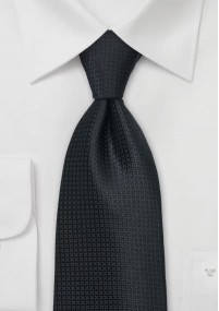 Cravatta clip nera