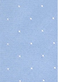 Krawatte Tupfen eisblau Baumwolle