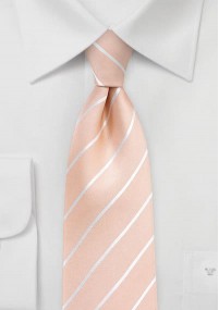 Cravatta uomo Business Lines albicocca