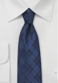 Cravatta quadri blu righe