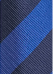Krawatte Streifenmuster blau navyblau
