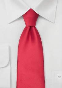 Cravatta XXL rossa microfibra