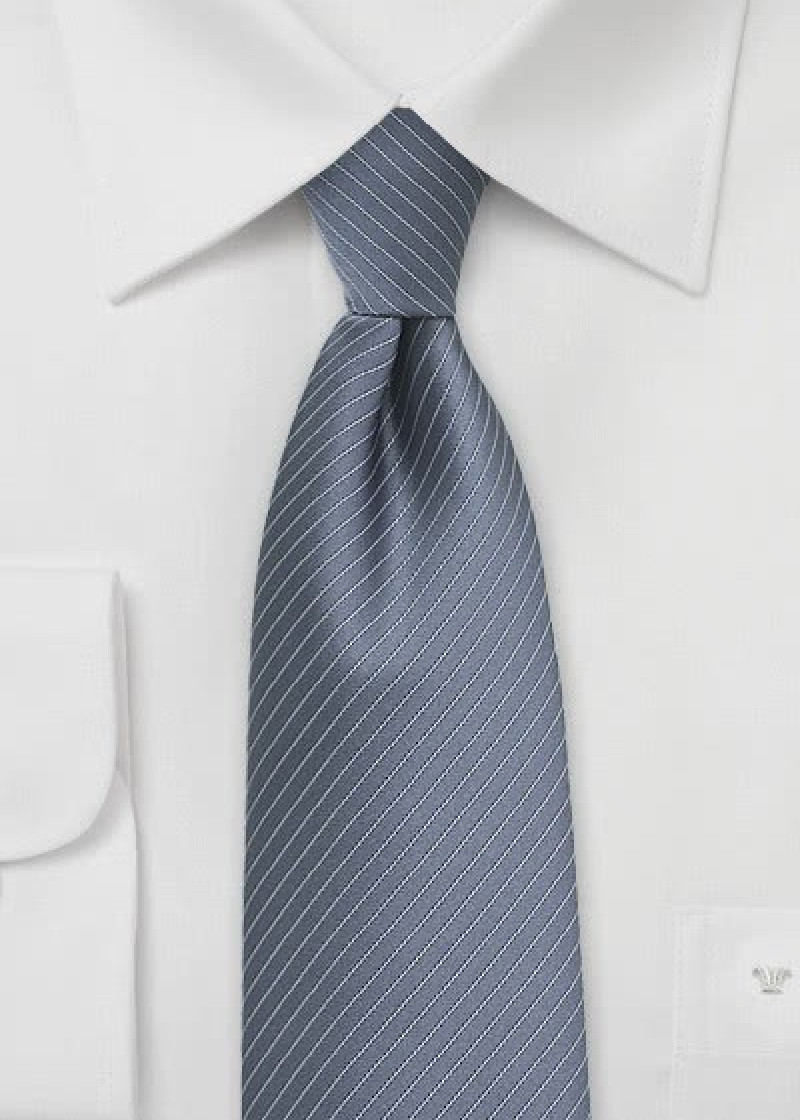 Cravatta righe grigio