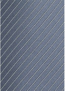 Herrenkrawatte silber Lamellen-Streifen
