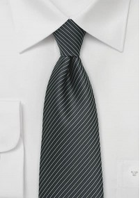 Cravatta nera righe