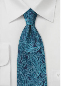 Cravatta paisley verde