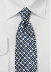 Cravatta croce blu