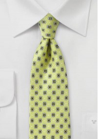 Cravatta business con motivo floreale...
