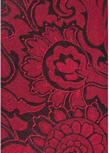 Markante Krawatte im Paisley-Design rot