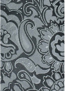 Markante Krawatte im Paisley-Look grau