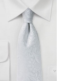 Cravatta Paisley Look Bianco