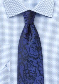 Cravatta paisley blu regale