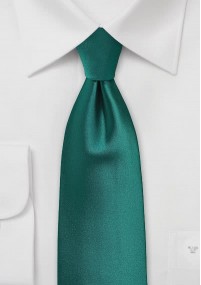Cravatta verde satinata