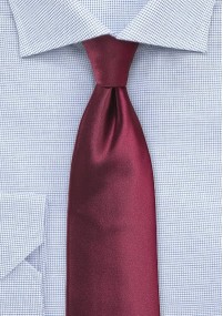Cravatta rosso ciliegia