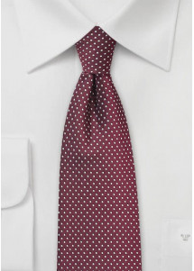 Cravatta rosso pois