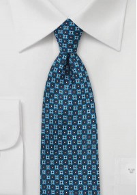 Krawatte Ornamenturen nachtblau