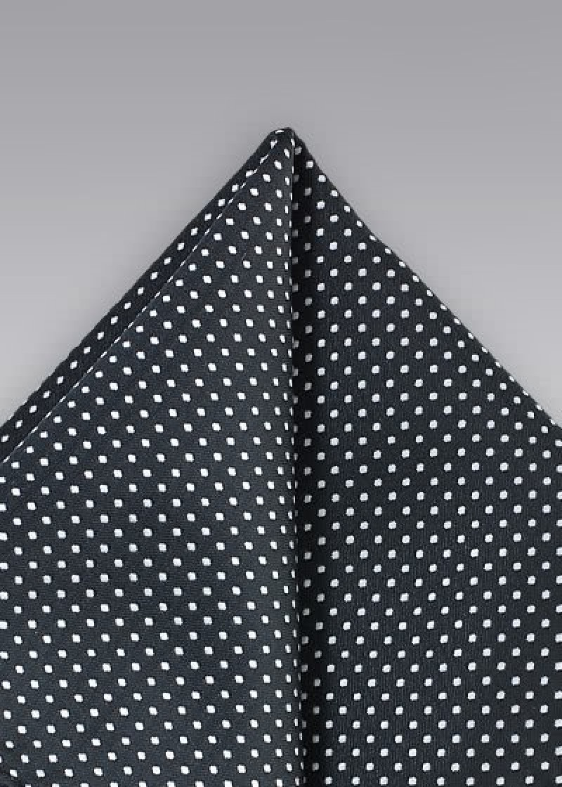 Pochette nera pois